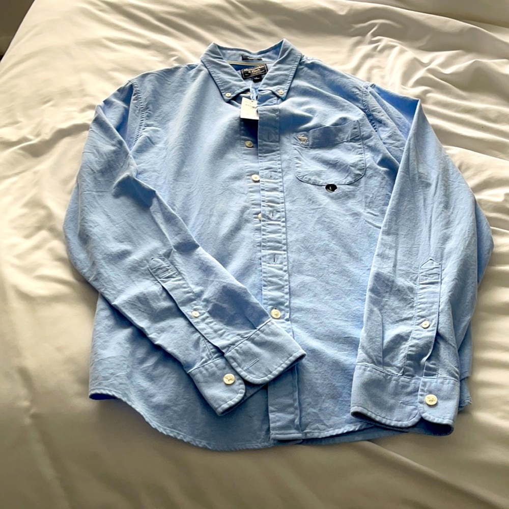 New with tags Abercrombie & Fitch size L button down shirt